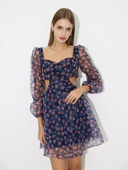 Sheer A-Line Dress 119734