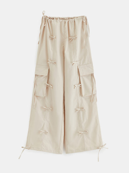 Bow Straight Leg Pants 1262132