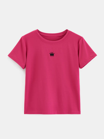 Embroidered Pullover T-Shirt 1250712