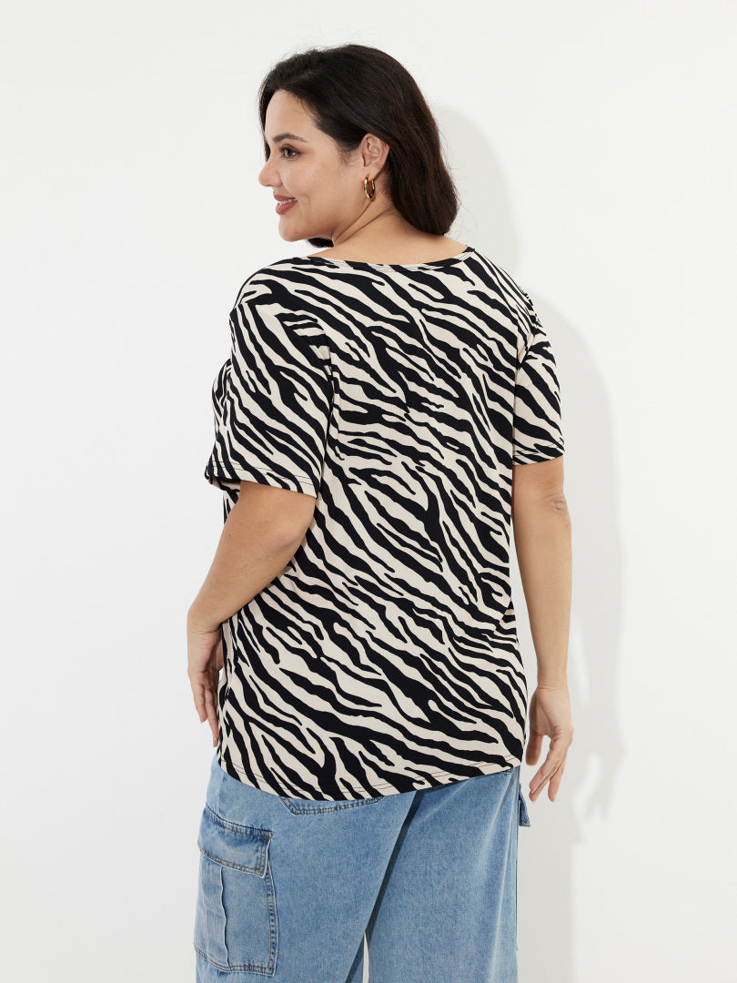 Plus Size Zipper Plus Size Tops 1235332
