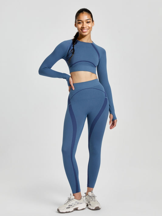 Ribbed Fitted Track Suit 117457
