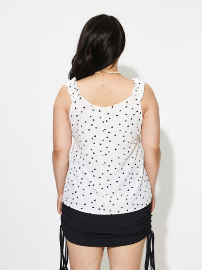 Plus Size Ruffle Tank Top 1293282