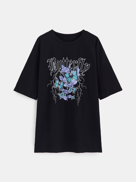 Printed Pullover T-Shirt 1237462