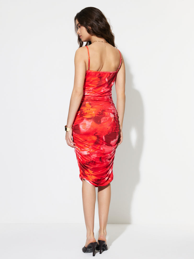 Gathered Bodycon Dress 1294242