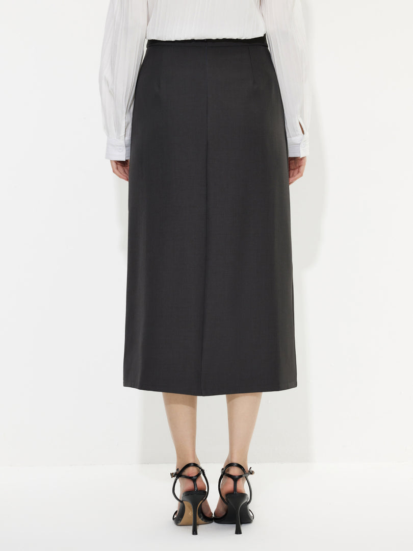 Slit Pencil Skirt 1240562