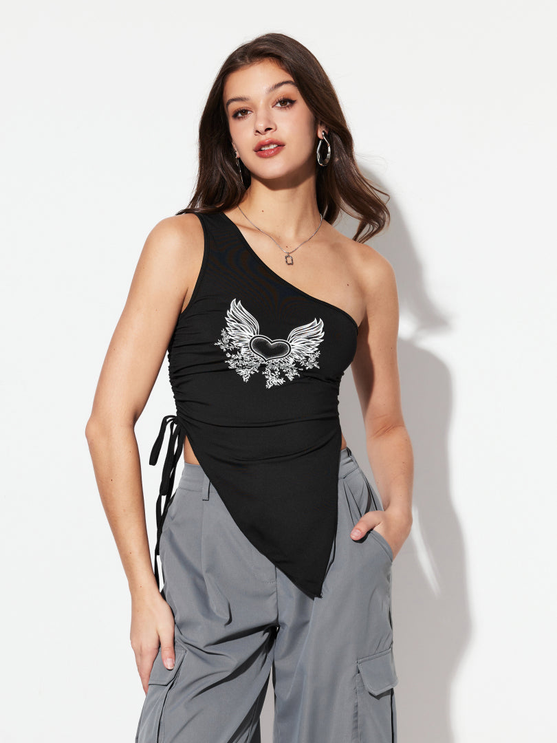 Drawstring Tank Top 1290382