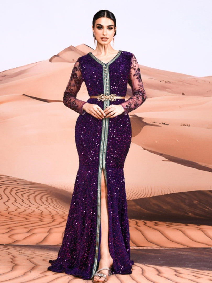 Ruffle Arabian Dresses 1307992