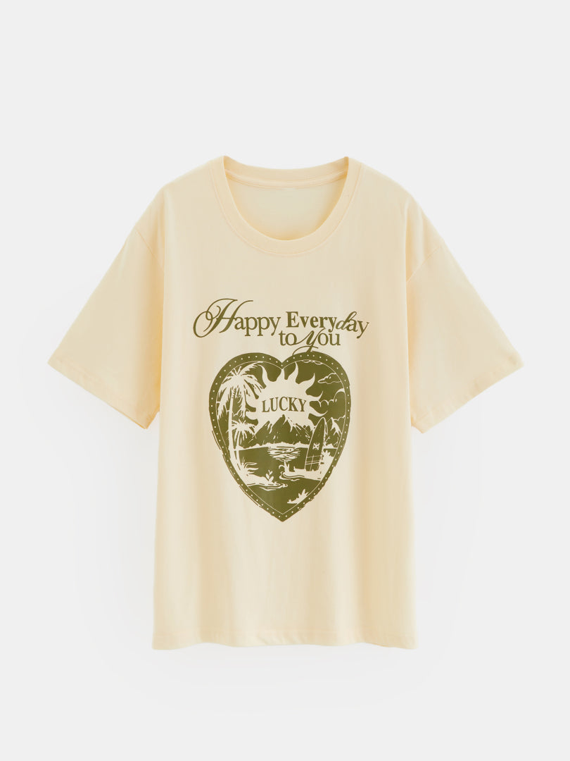 Printed Pullover T-Shirt 1270522