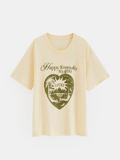 Printed Pullover T-Shirt 1270522