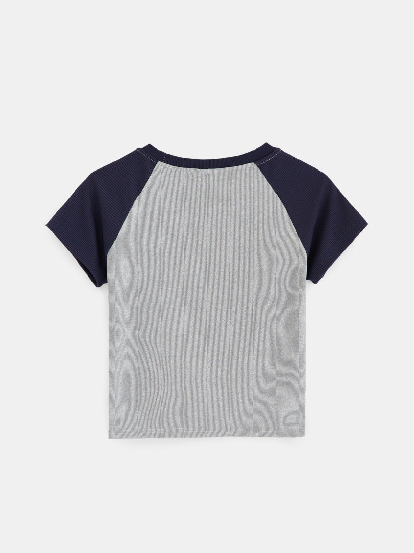 Embroidered Pullover T-Shirt 1260822