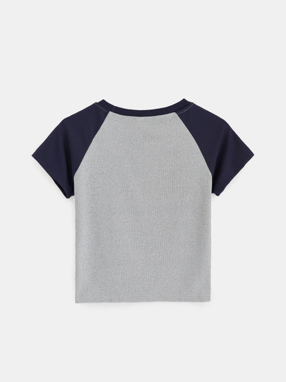 Embroidered Pullover T-Shirt 1260822