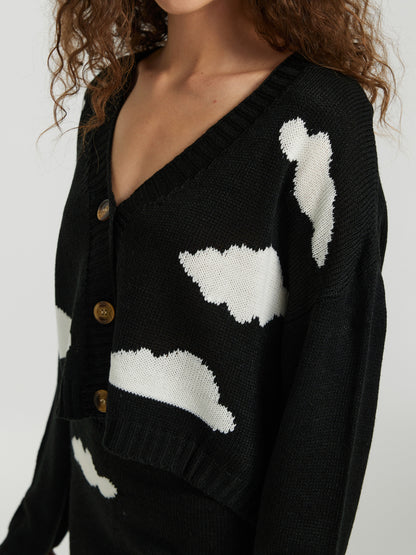 Buttoned Knit Co-ords 112303