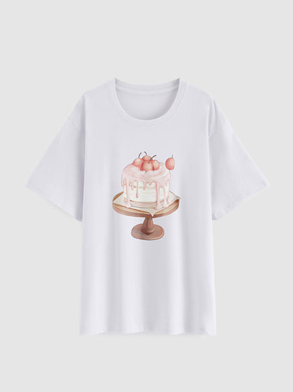 Printed Pullover T-Shirt 1253632