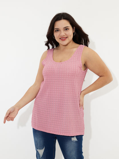 Plus Size    Tank Top 1230201