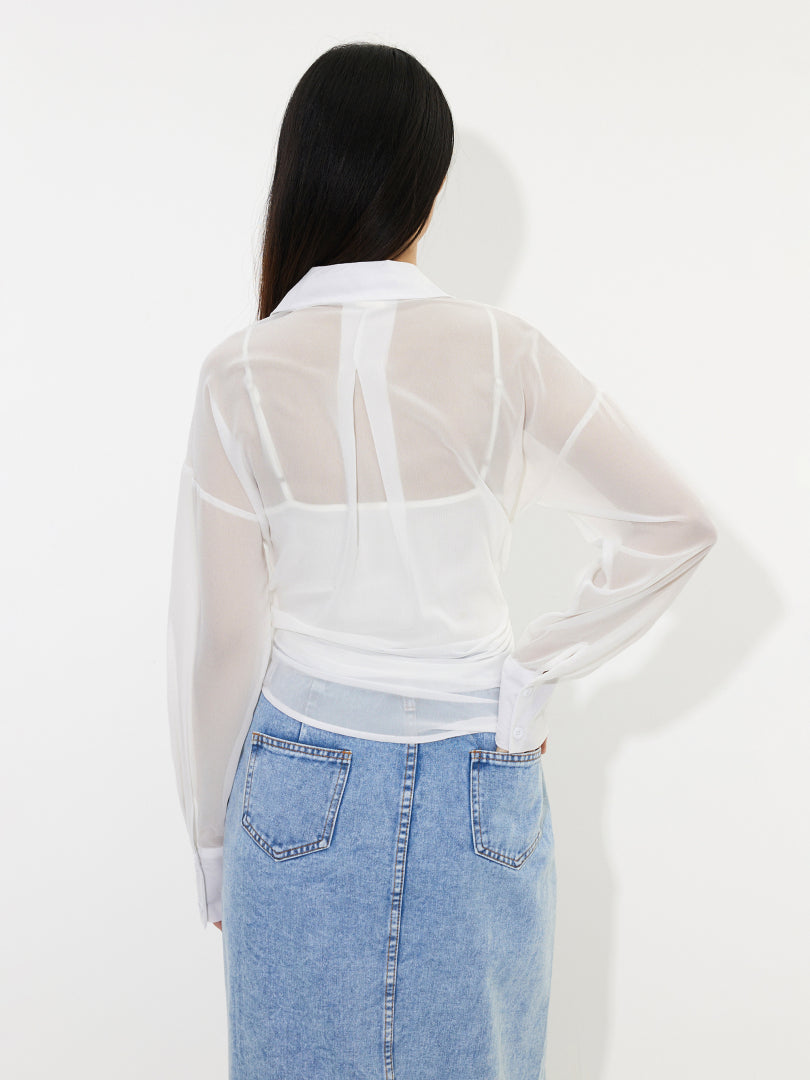 Placket Blouse 1237832