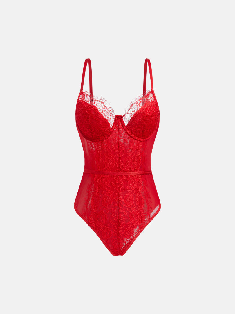 Lace-trimmed Bodysuit 1247462