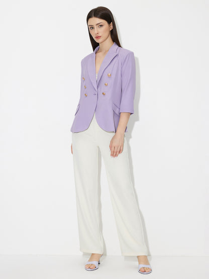 Buttoned Classic Blazer 119277