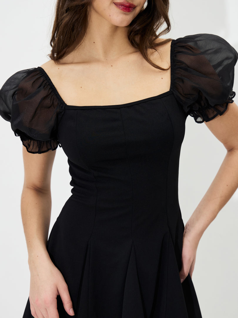 فستان كشكش Bodycon 1247172