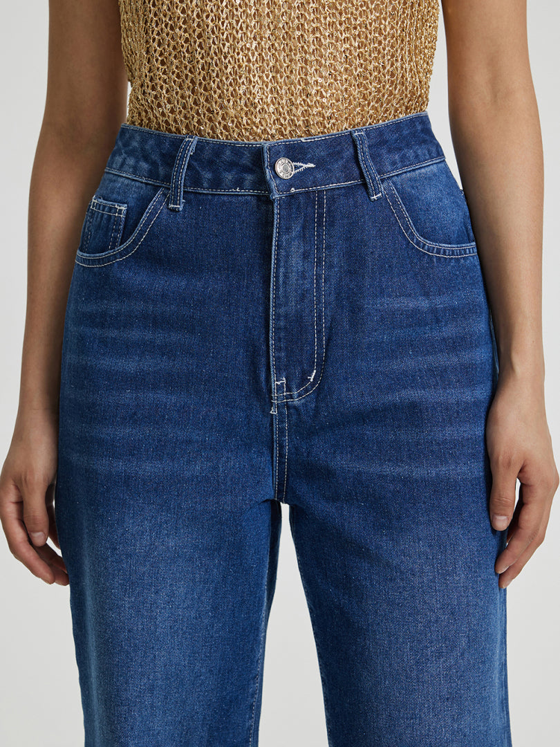 Straight Leg Jeans 113829
