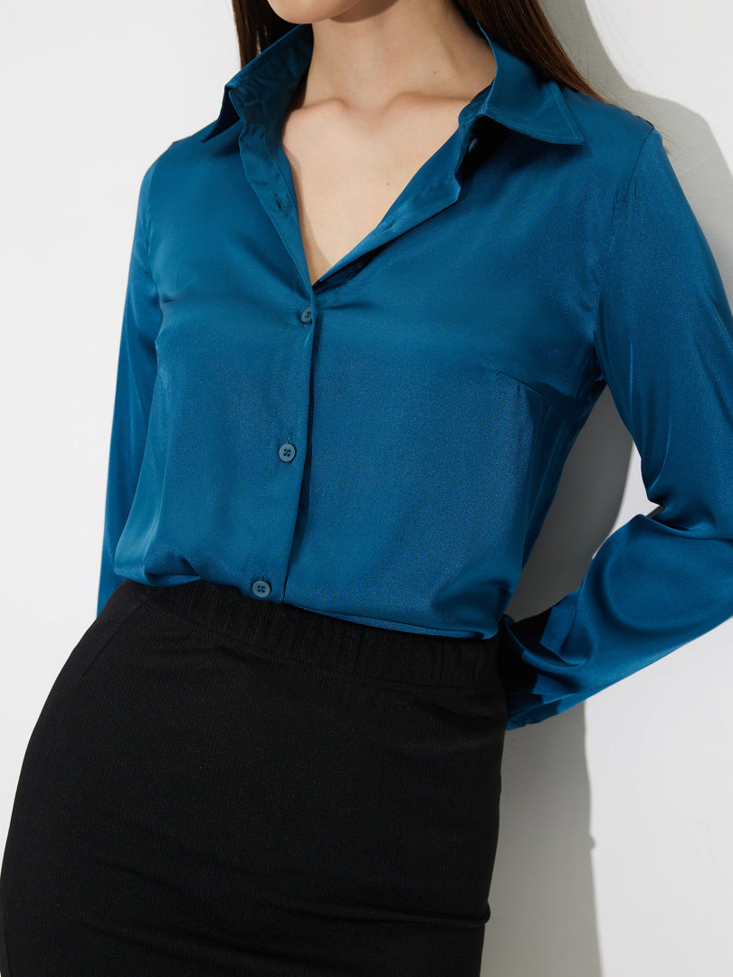 Placket Blouse 119398