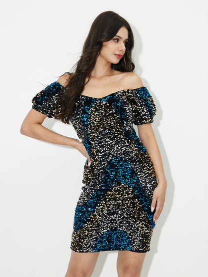 Slit Bodycon Dress 118156