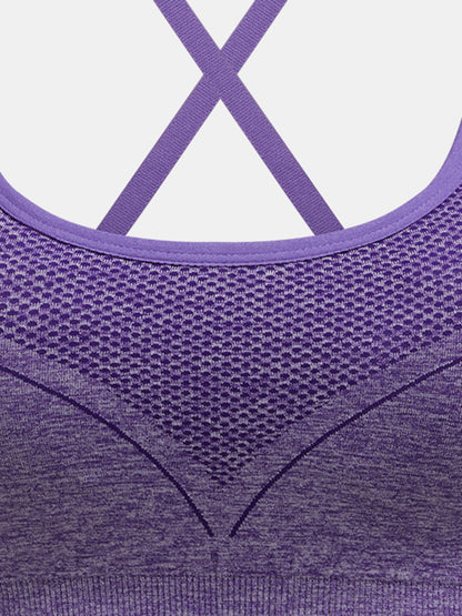 Crisscross Back Sports Bra 120222