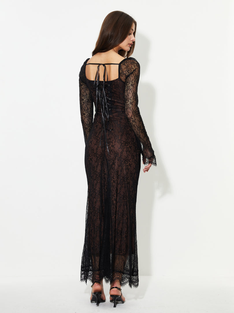 Patchwork A-Line Dress 1248302