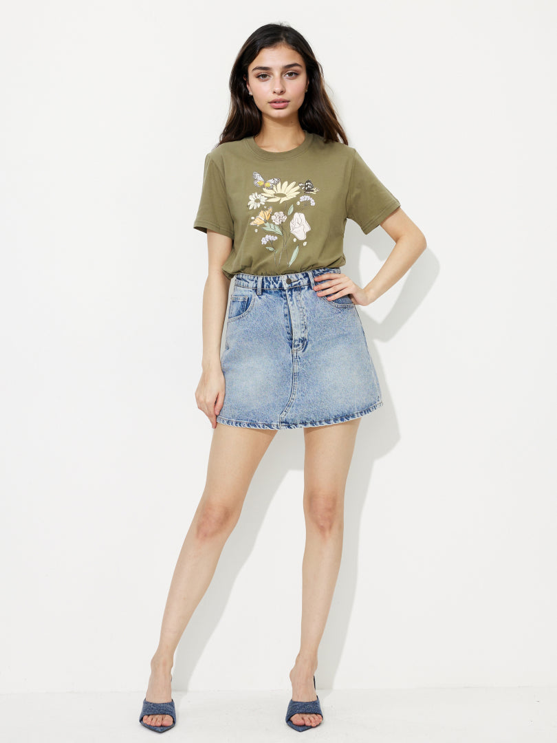 Printed Cotton T-Shirt 1231871