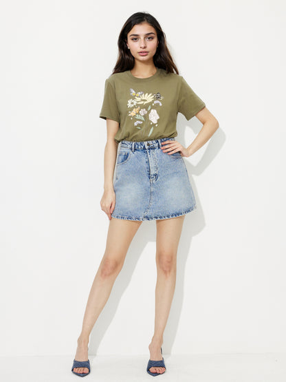 Printed Cotton T-Shirt 1231871