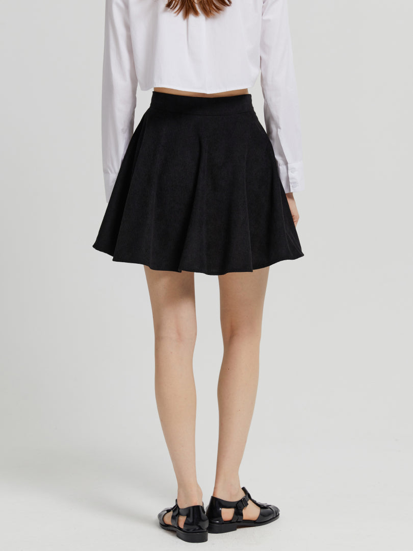 Buttoned A-Line Skirt 113098