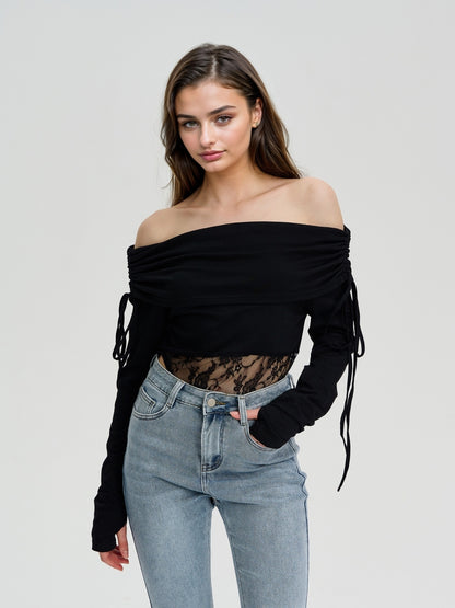 Patchwork Bodysuit 113162