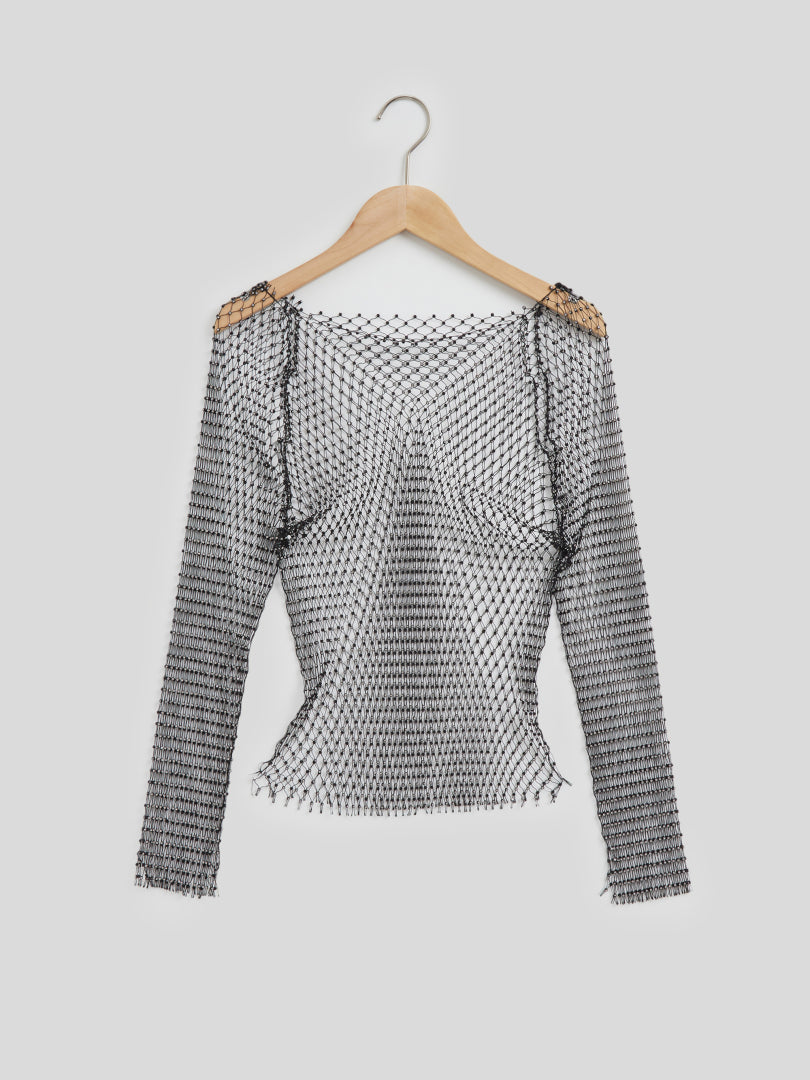 Sheer Pullover T-Shirt 111356