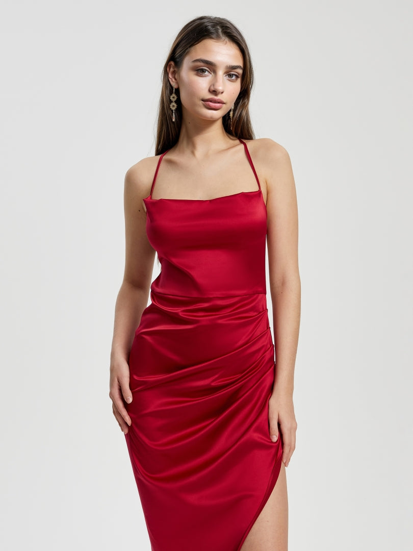 Gathered Slip Dress 116883