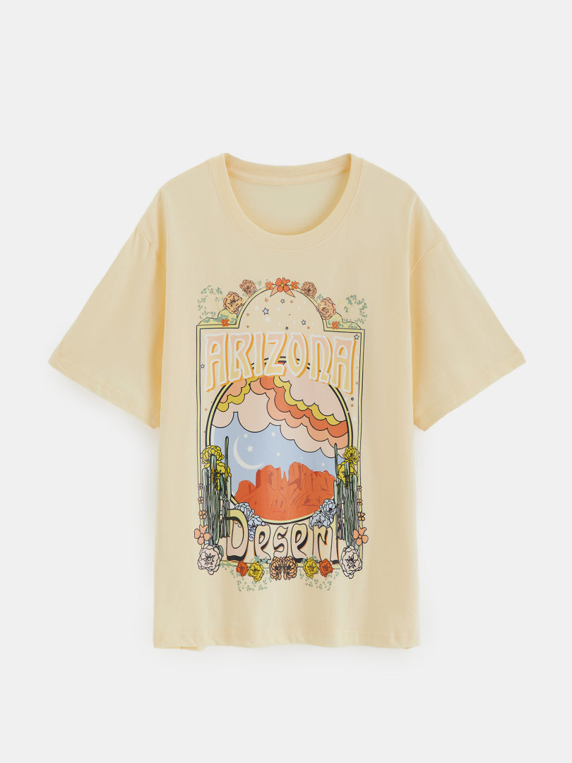 Printed Pullover T-Shirt 1262842