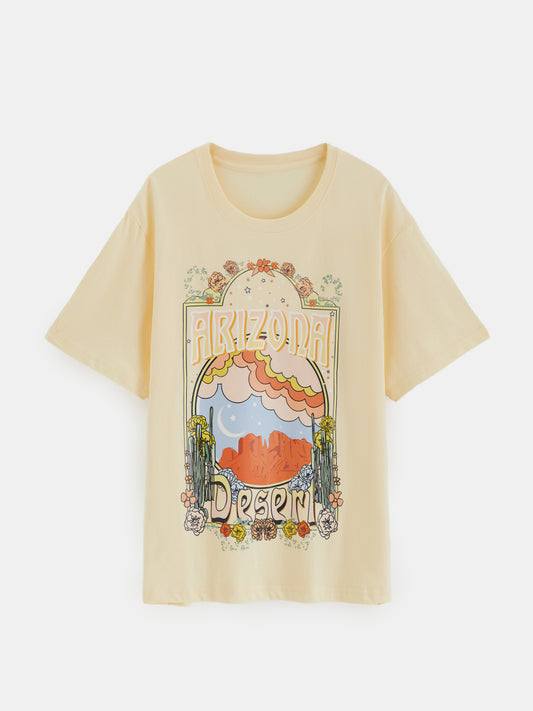 Printed Pullover T-Shirt 1262842
