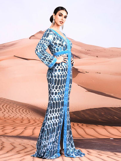 Sequinned Arabian Dresses 1300472