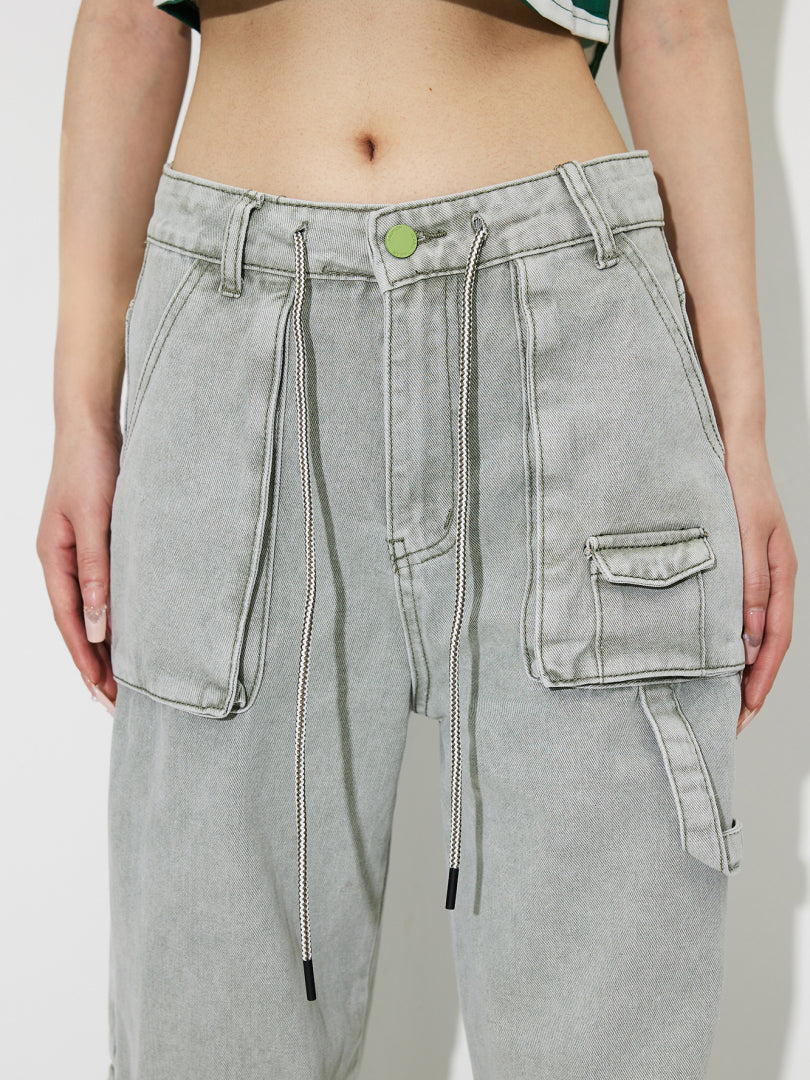 Pocket Straight Leg Jeans 120140