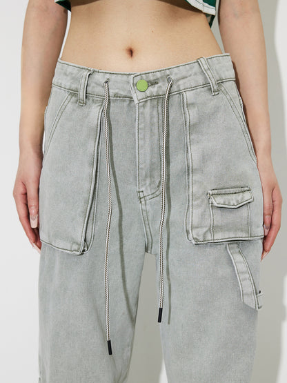 Pocket Straight Leg Jeans 120140