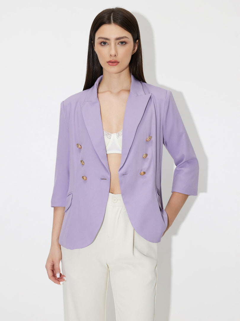 Buttoned Classic Blazer 119277