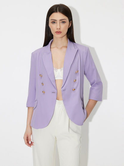 Buttoned Classic Blazer 119277