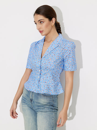 Placket Blouse 119618