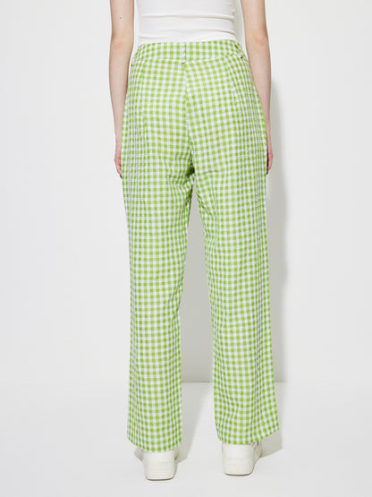 Printed Straight Leg Pants 1271362
