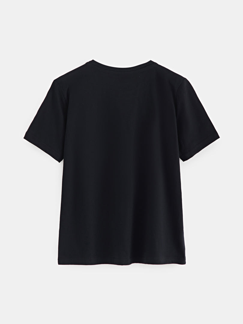 Printed Cotton T-Shirt 120716