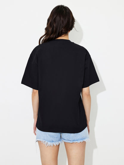 Printed Loose Fit Cotton T-Shirt 1232921