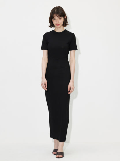 Ribbed Belted Bodycon Dress 120311