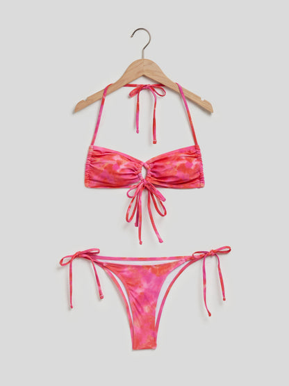 Open Back Bikini Set 113130