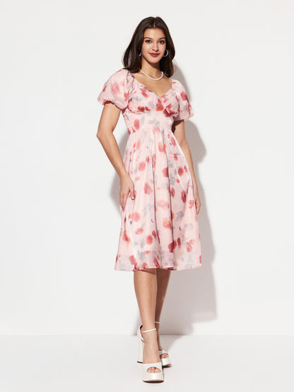 Printed A-Line Dress 1289242