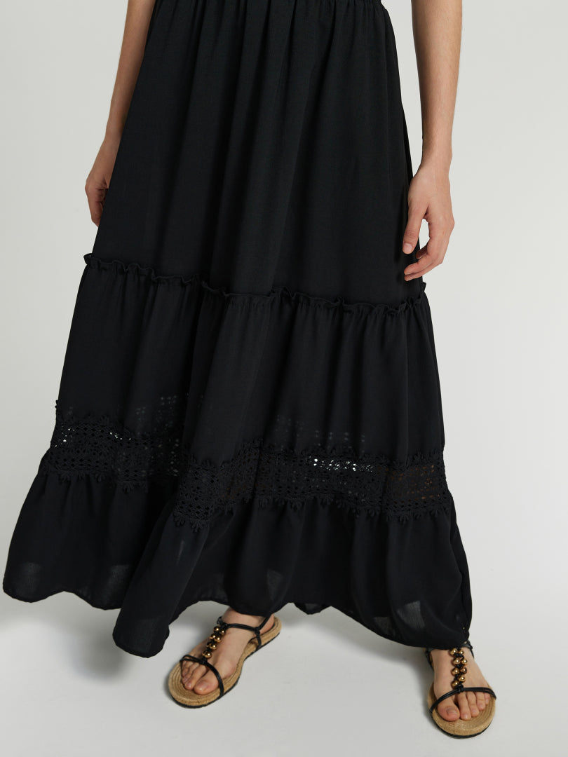 Patchwork Tube Dress 112403