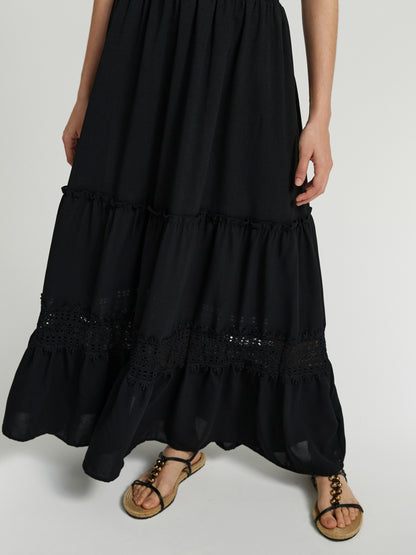 Patchwork Tube Dress 112403