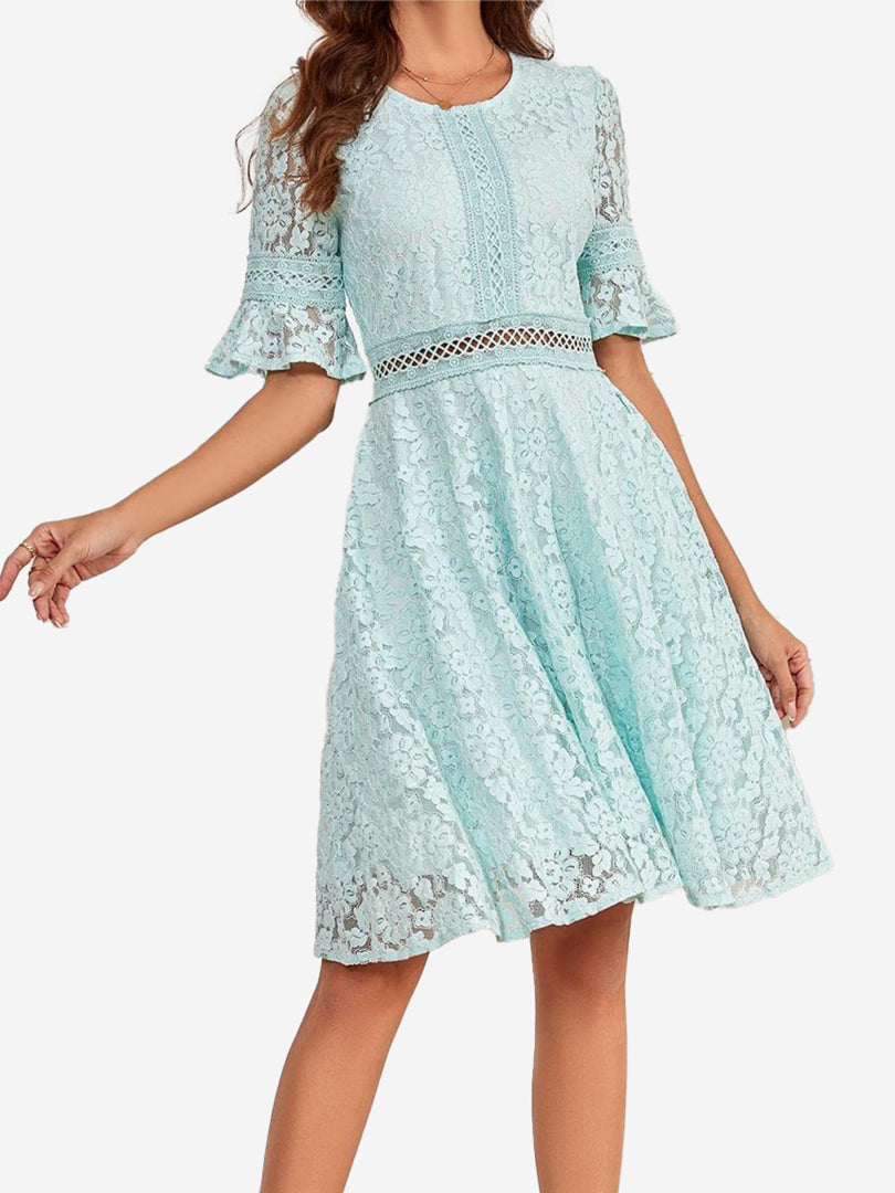 Ruffle A-Line Dress 1244252